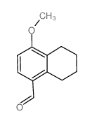 4-甲氧基-5,6,7,8-四氢-1-萘甲醛结构式