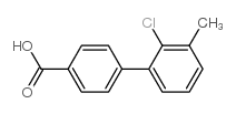 4-氟-3-甲基-[1,1-联苯]-4-羧酸结构式