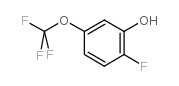 2-氟-5-(三氟甲氧基)苯酚结构式