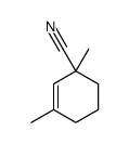 1,3-dimethylcyclohex-2-ene-1-carbonitrile Structure