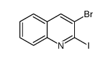 3-Bromo-2-iodoquinoline Structure