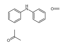 formaldehyde,N-phenylaniline,propan-2-one Structure
