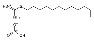 dihydroxy(oxo)phosphanium,dodecyl carbamimidothioate Structure