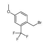 1-(bromomethyl)-4-methoxy-2-(trifluoromethyl)benzene Structure