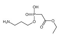 3-aminopropoxy-(2-ethoxy-2-oxoethyl)phosphinic acid Structure