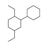 2-cyclohexyl-1,4-diethylcyclohexane Structure