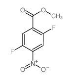 Methyl 2,5-difluoro-4-nitrobenzoate Structure