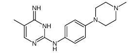 5-甲基-N2-[4-(4-甲基-哌嗪-1-基)-苯基]-嘧啶-2,4-二胺结构式