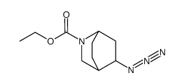 ethyl 5-azido-2-azabicyclo[2.2.2]octane-2-carboxylate结构式