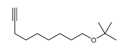 9-[(2-methylpropan-2-yl)oxy]non-1-yne结构式