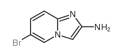 2-氨基-6-溴咪唑并[1,2-A]吡啶结构式