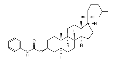 3β-phenylcarbamoyloxy-5α-cholestane Structure
