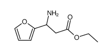 ethyl (+/-)-3-amino-3-(2-furyl)propanoate结构式