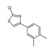 2-chloro-4-(3,4-dimethylphenyl)-1,3-thiazole结构式