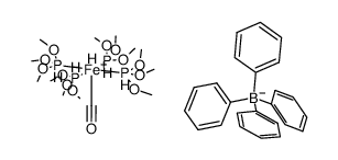 trans-[Fe(H)(CO)(P(OMe)3)4]BPh4结构式