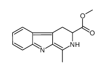 methyl 1-methyl-3,4-dihydro-2H-pyrido[3,4-b]indole-3-carboxylate Structure