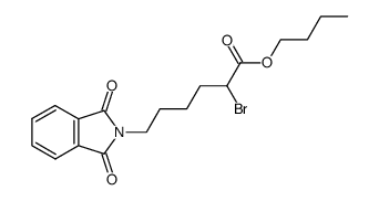 butyl 2-bromo-6-phtalimidohexanoate Structure