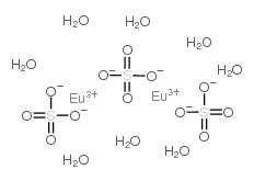 硫酸铕(III)八水合物结构式