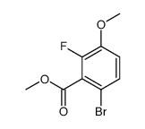 Methyl 6-bromo-2-fluoro-3-methoxybenzoate structure