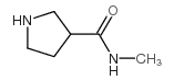 N-甲基-3-吡咯甲酰胺结构式