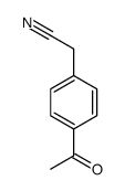4-acetylphenylacetonitrile结构式