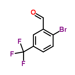 2-溴-5-(三氟甲基)苯甲醛结构式