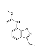 (3-Methoxy-benzo[d]isothiazol-7-yl)-carbamic acid ethyl ester结构式