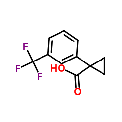 1-(3-(Trifluoromethyl)Phenyl)CyclopropanecarboxylicAcid Structure