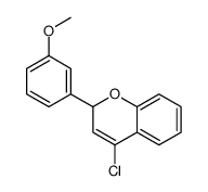 4-氯-2-(3-甲氧基苯基)-2H-色烯结构式