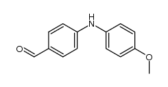 4-[N-(4-methoxyphenyl)amino]benzaldehyde Structure