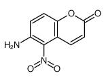 6-amino-5-nitrochromen-2-one结构式