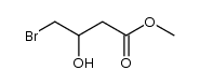 (S)-4-bromo-3-hydroxybutanoic acid,methyl ester Structure