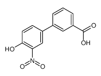 3-(4-hydroxy-3-nitrophenyl)benzoic acid Structure