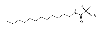 N-Dodecyl-(S)-alaninamide结构式