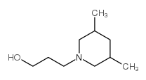 3-(3,5-二甲基哌啶-1-基)-1-丙醇结构式