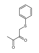 1-phenylsulfanylbutane-2,3-dione Structure