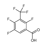 2,4,5-Trifluoro-3-(trifluoromethyl)benzoic acid Structure