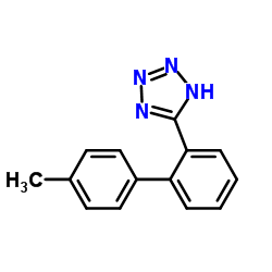 5-[2-(4'-Methylbiphenyl)]tetrazole Structure