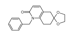 1',5',7',8'-tetrahydro-1'-(phenylmethyl)spiro[1,3-dioxolane-2,6'(2'H)-quinolin]-2'-one结构式