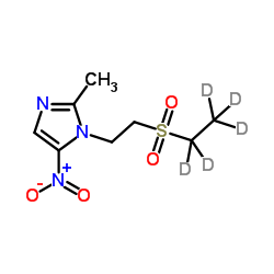 Tinidazole-d5 Structure