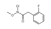 N-chloro-2-(2-fluorophenyl)-N-methoxyacetamide Structure