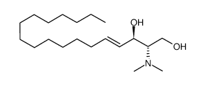 N,N-dimethylsphingosine结构式