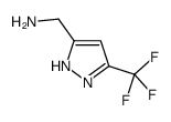 3-(氨甲基)-5-三氟甲基吡唑结构式