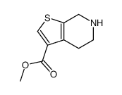 4,5,6,7-四氢噻吩并[2,3-c]吡啶-3-羧酸甲酯结构式