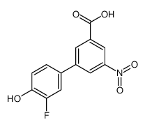 3-(3-fluoro-4-hydroxyphenyl)-5-nitrobenzoic acid Structure