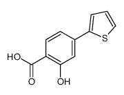 2-hydroxy-4-thiophen-2-ylbenzoic acid结构式