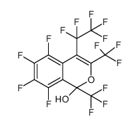 perfluoro-1,3-dimethyl-4-ethyl-1H-isochromen-1-ol Structure
