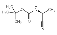 N-[(1S)-1-氰基乙基]-氨基甲酸叔丁酯结构式