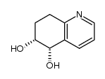 cis-5,6,7,8-Tetrahydroquinoline-5,6-diol结构式