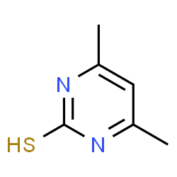 2-Pyrimidinethiol, 4,6-dimethyl- (9CI) Structure